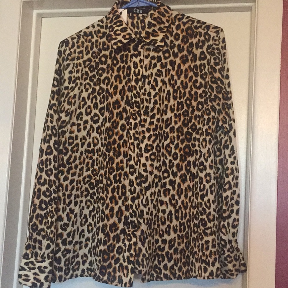 Leopard blouse